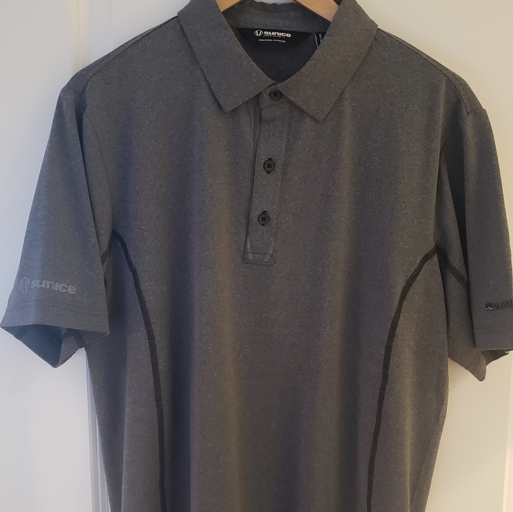 Mens Medium Sunice Golf Shirt